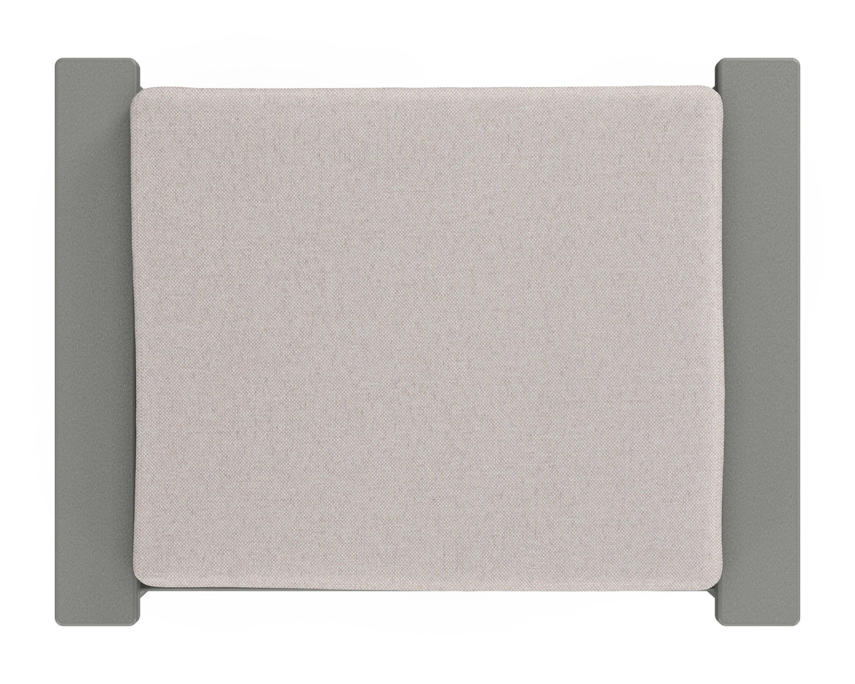 POLYWOOD Acadia Deep Seating Ottoman in Slate Grey