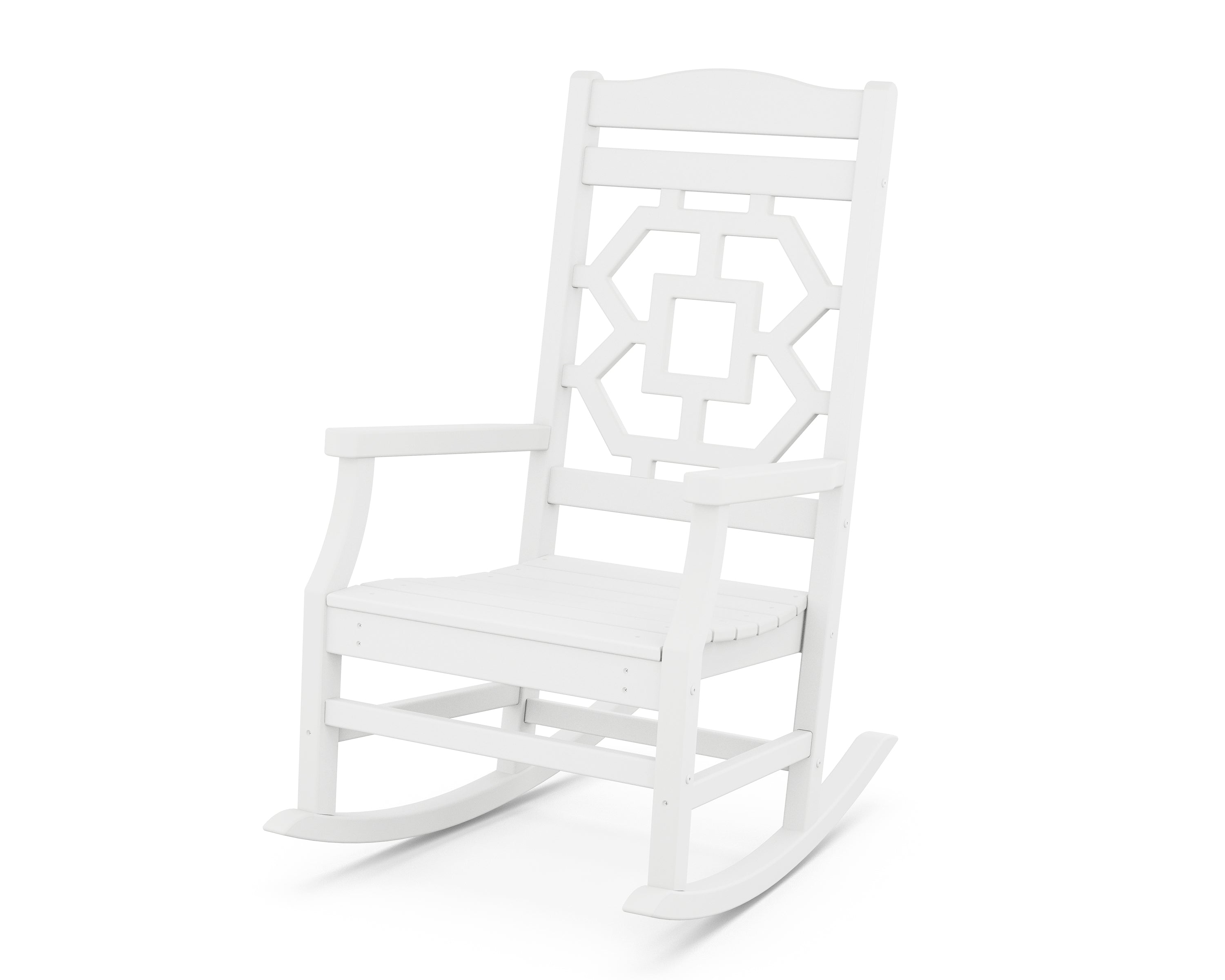 POLYWOOD Chinoiserie Rocking Chair