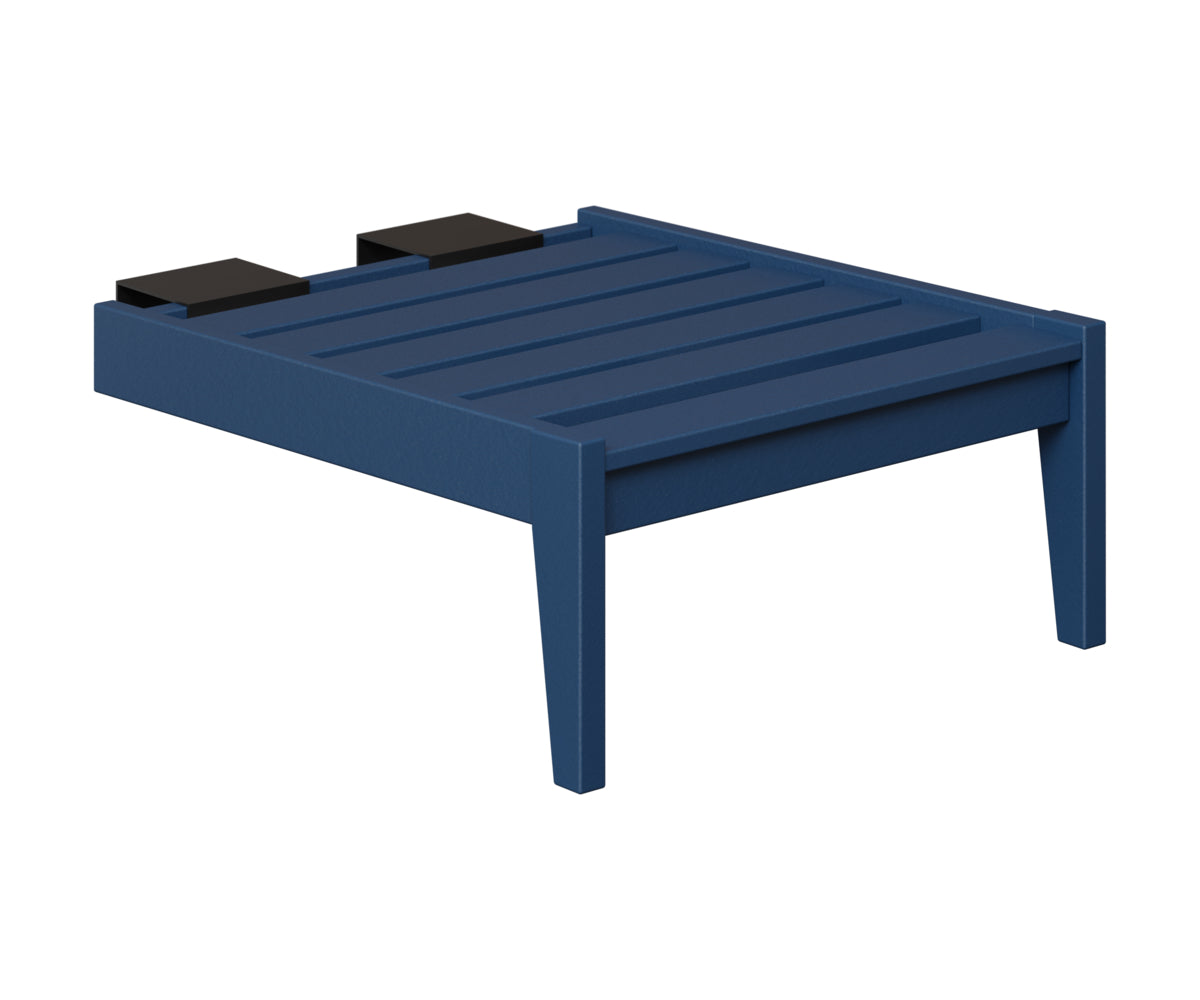 Berlin Gardens Mayhew Add on Chaise Lounge in Navy Blue