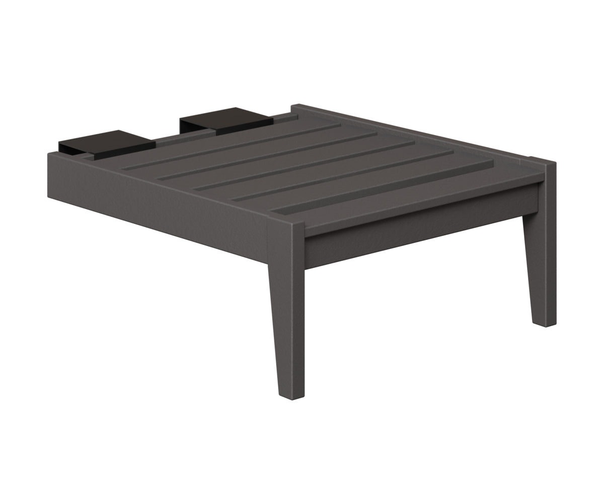 Berlin Gardens Mayhew Add on Chaise Lounge in Smoke Gray