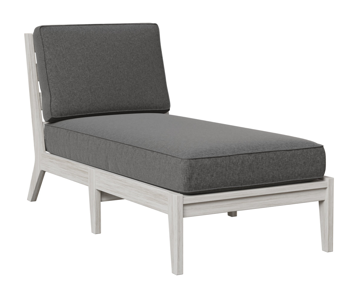 Berlin Gardens Mayhew Armless Chaise Lounge in Seashell