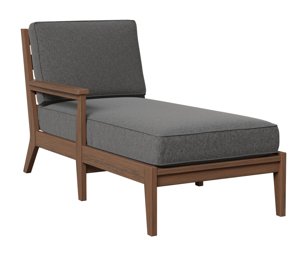 Berlin Gardens Mayhew Right Arm Chaise Lounge in Brazilian Walnut