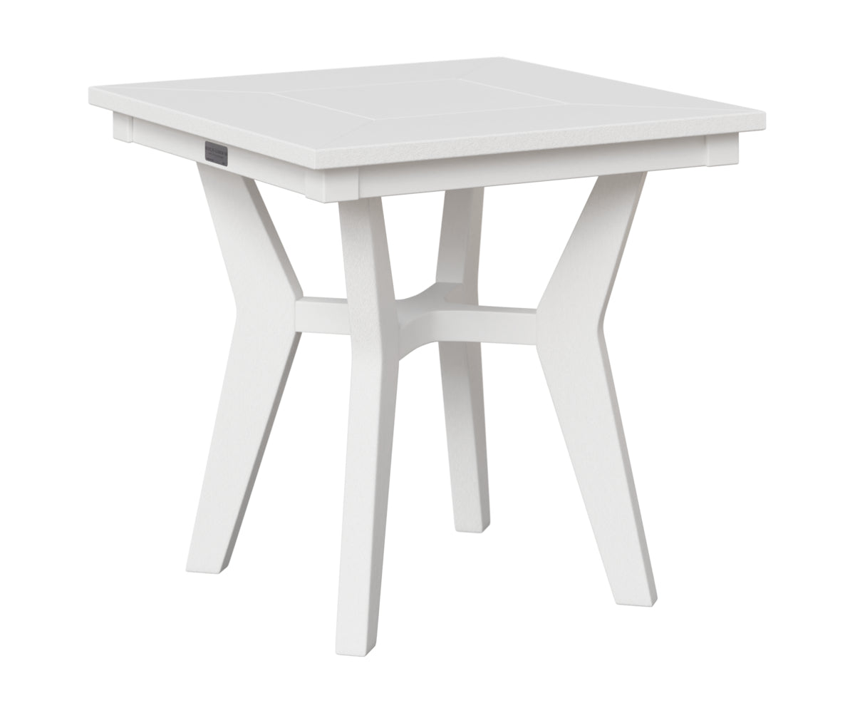 Berlin Gardens Mayhew Square End Table in White