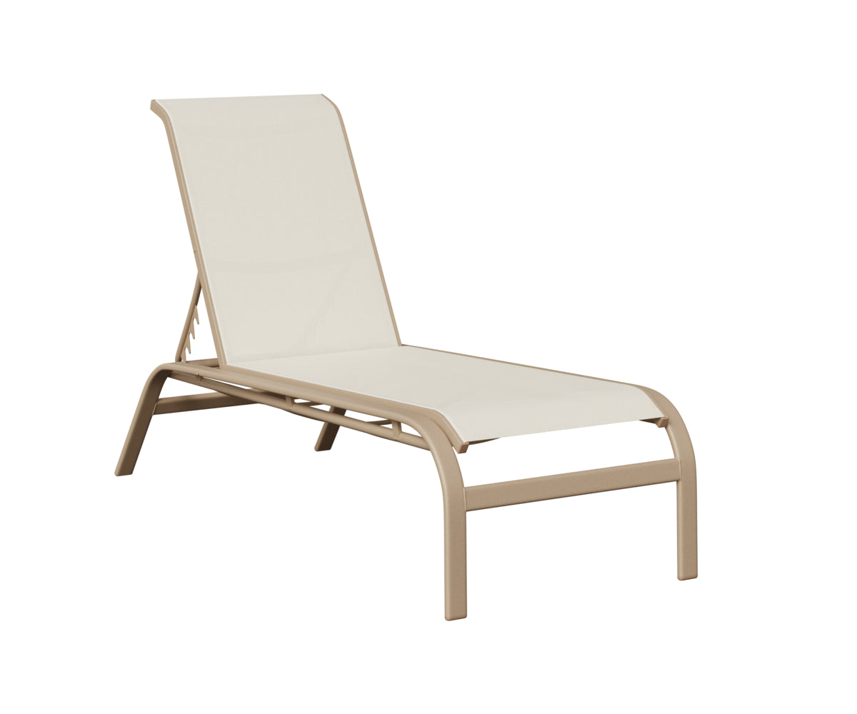 Berlin Gardens Murphy Sling Chaise Lounge in Sahara Speckle