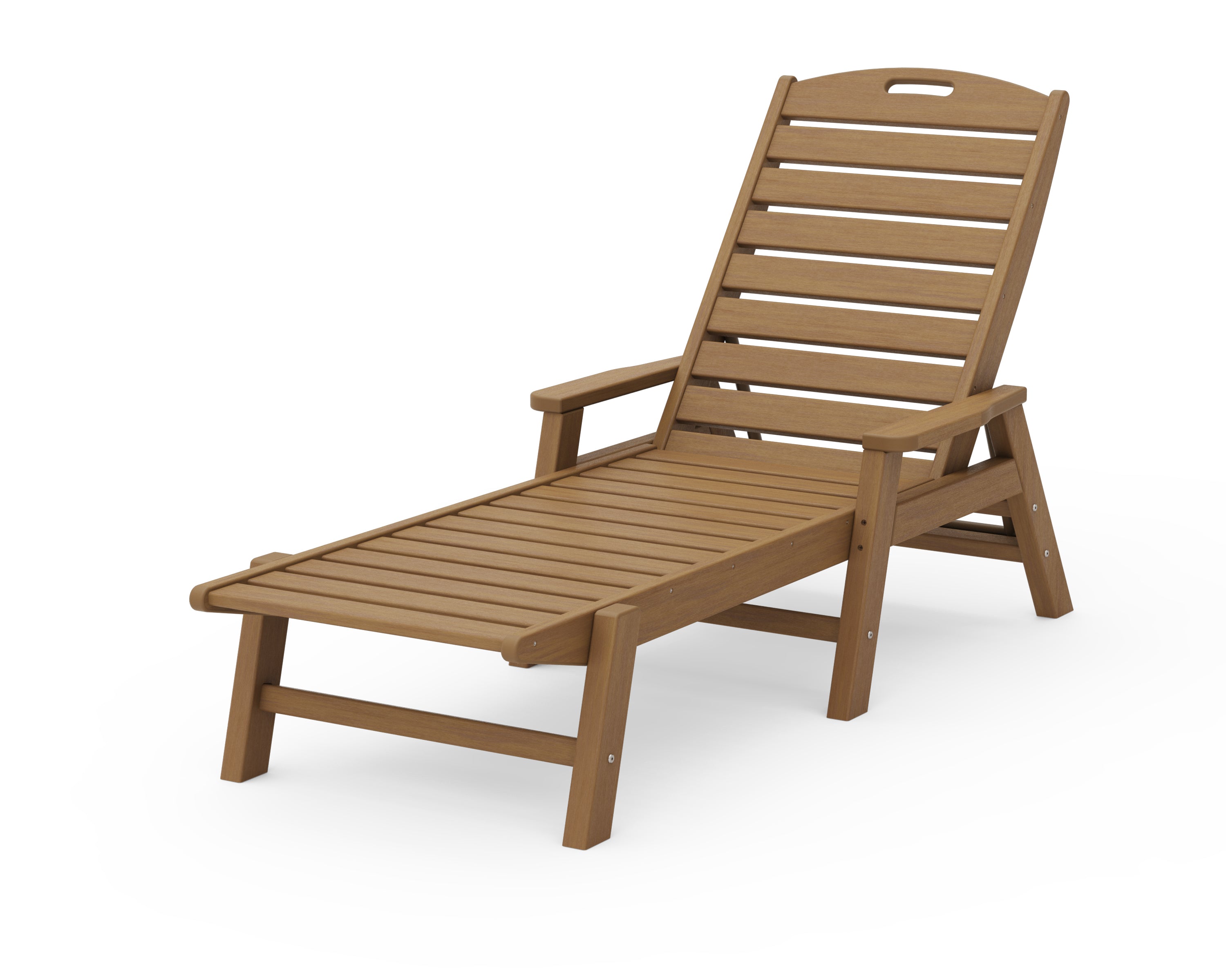 POLYWOOD Nautical Chaise with Arms
