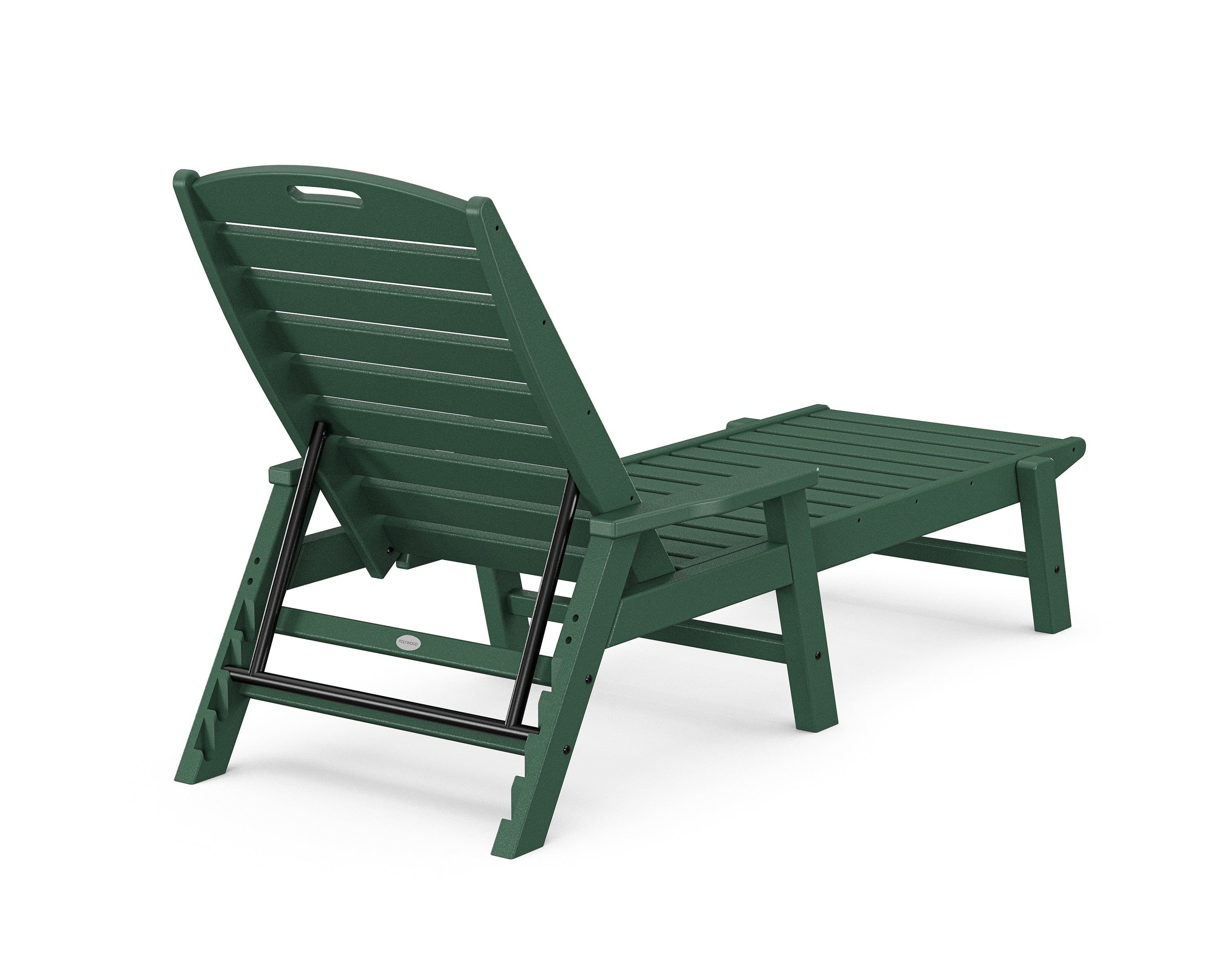 POLYWOOD Nautical Chaise with Arms