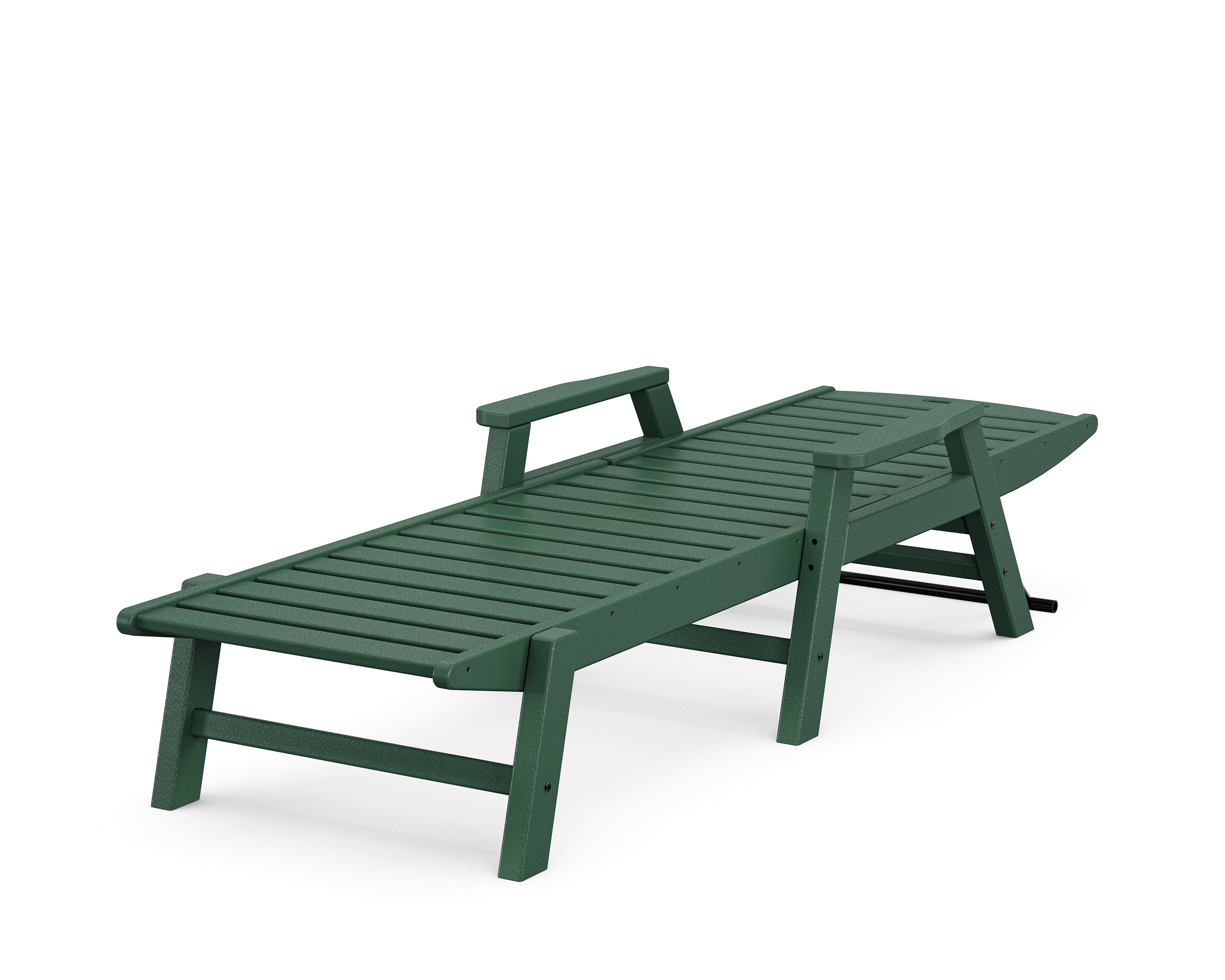 POLYWOOD Nautical Chaise with Arms