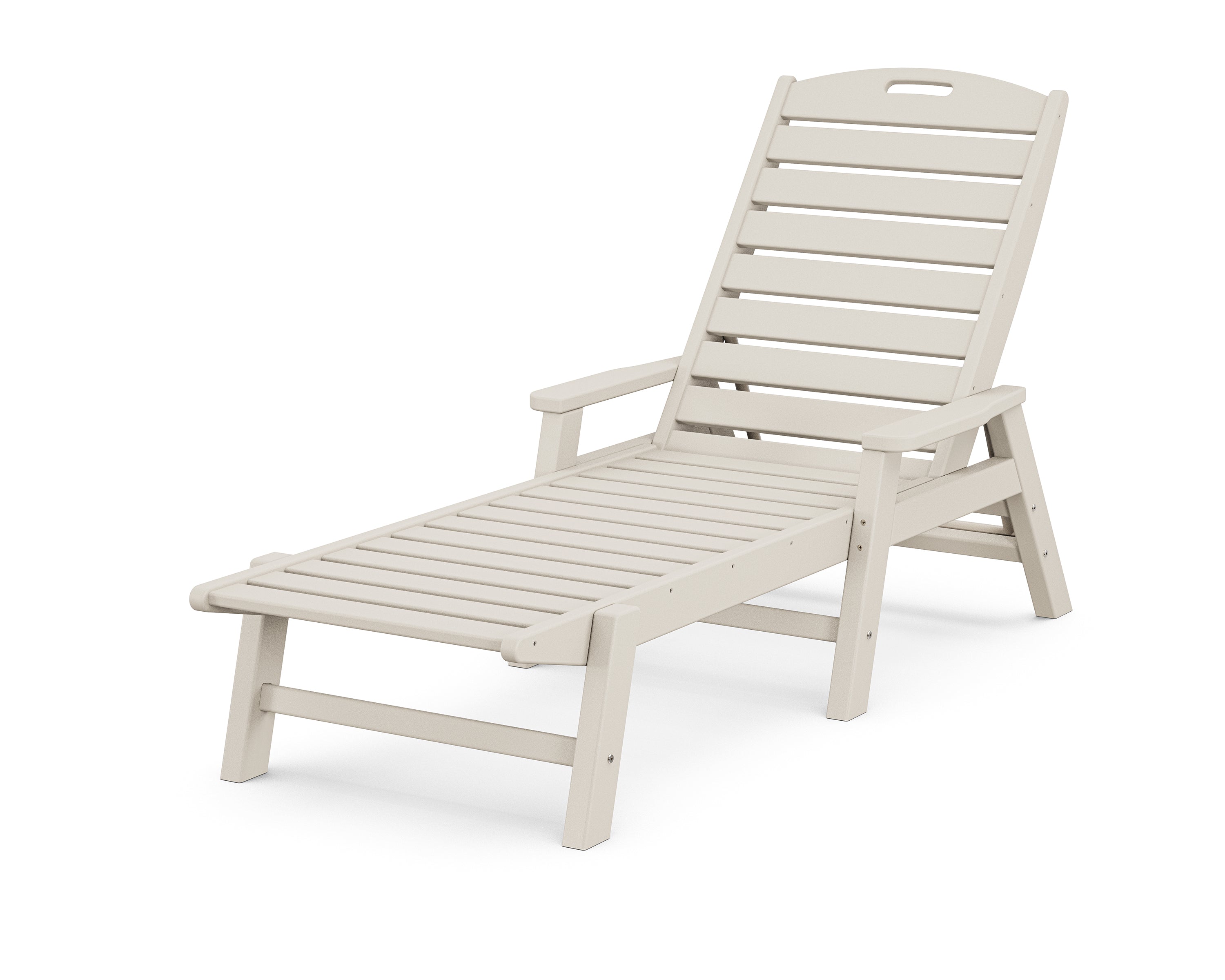 POLYWOOD Nautical Chaise with Arms