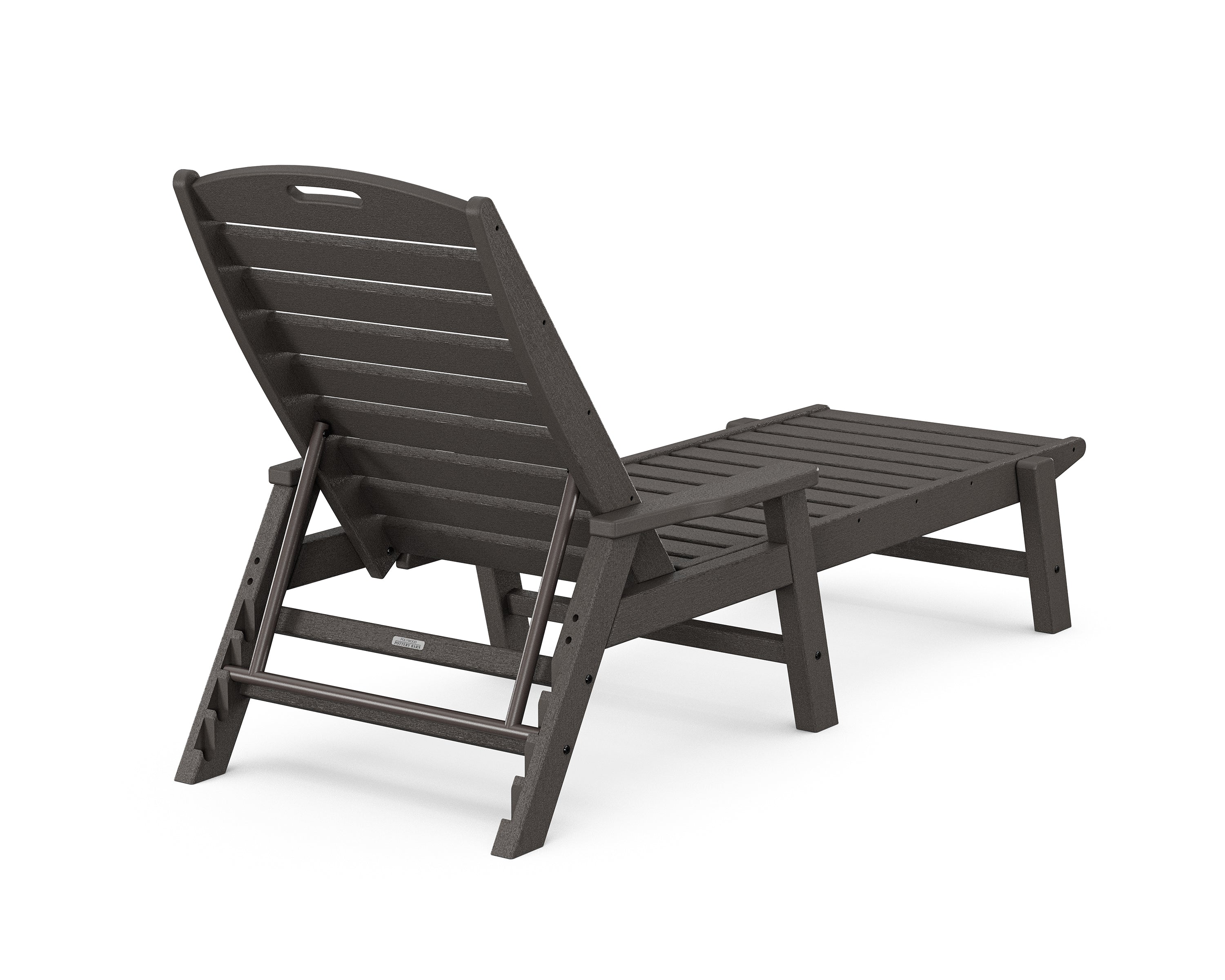 POLYWOOD Nautical Chaise with Arms