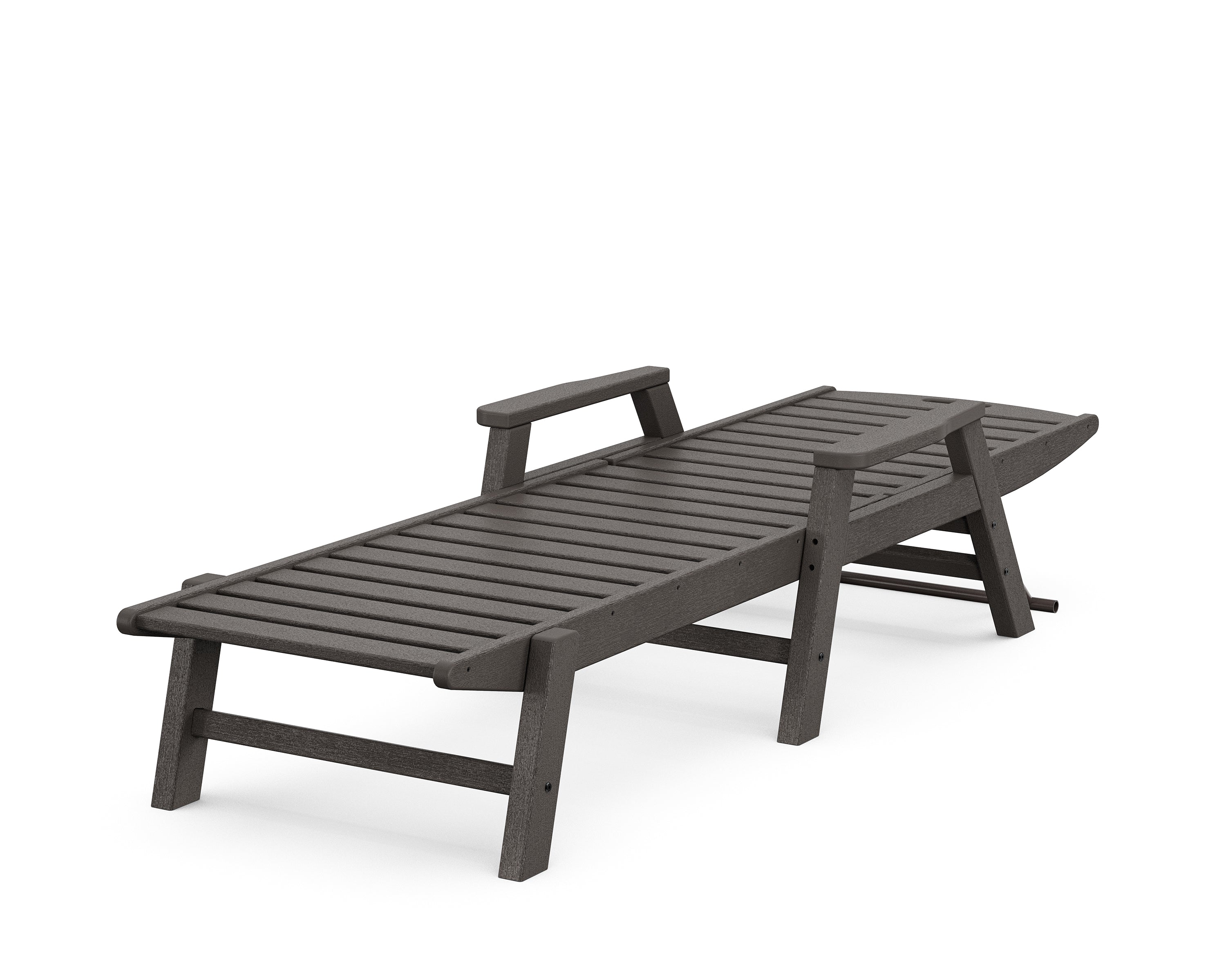 POLYWOOD Nautical Chaise with Arms