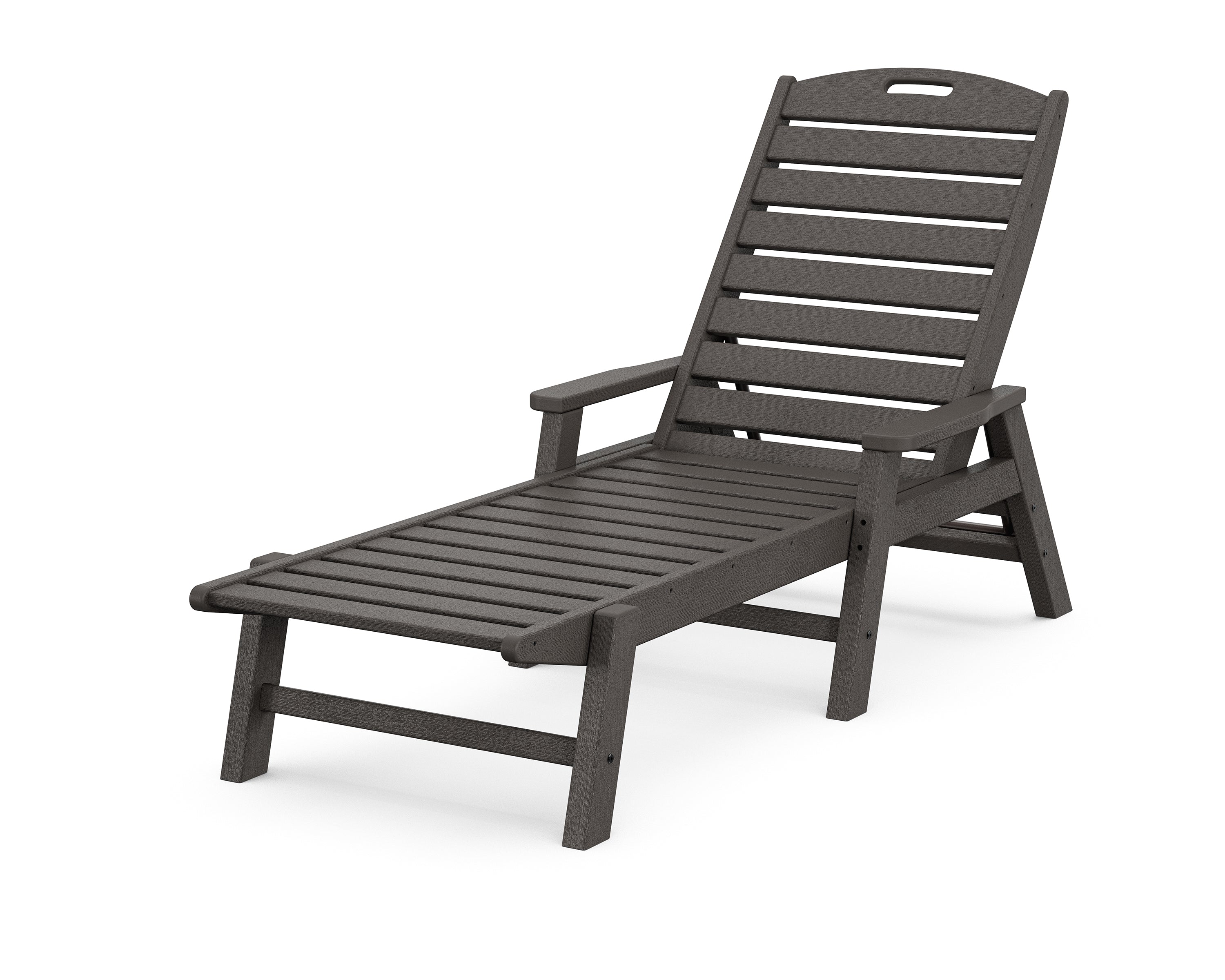 POLYWOOD Nautical Chaise with Arms