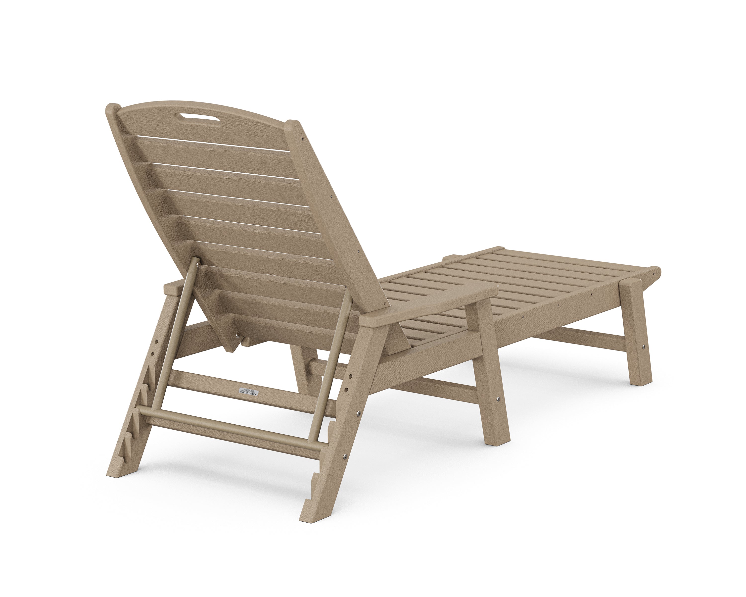 POLYWOOD Nautical Chaise with Arms