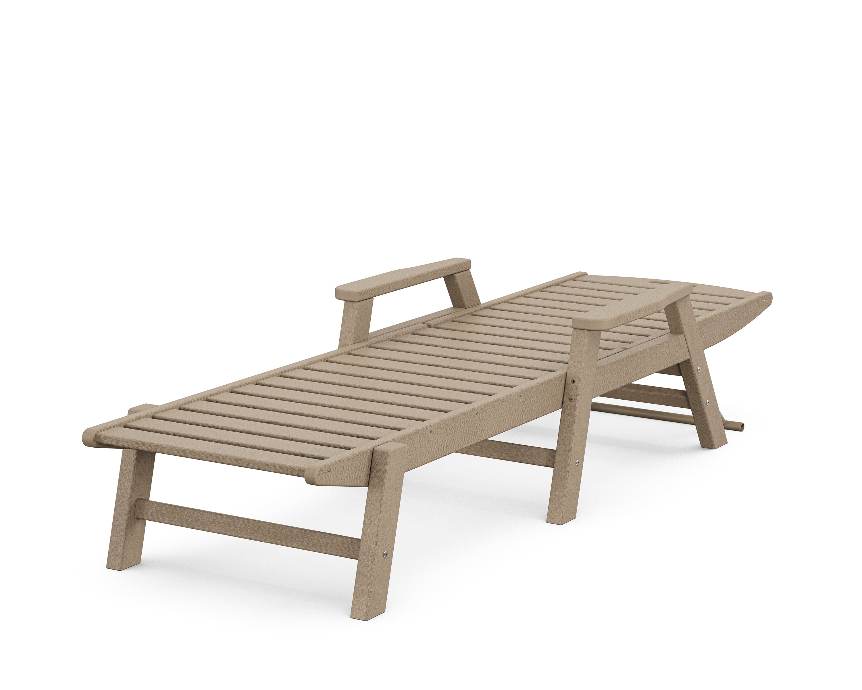 POLYWOOD Nautical Chaise with Arms