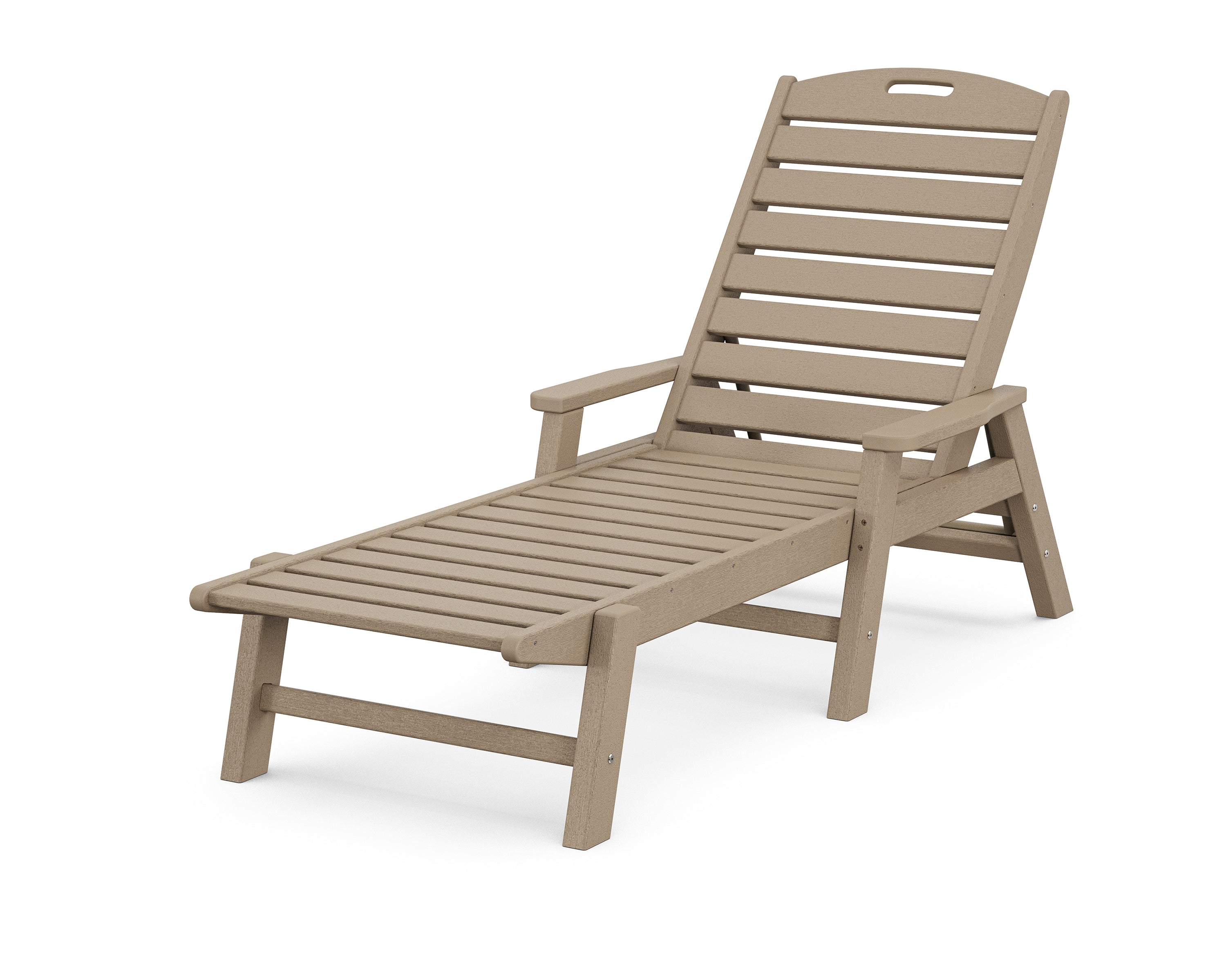 POLYWOOD Nautical Chaise with Arms