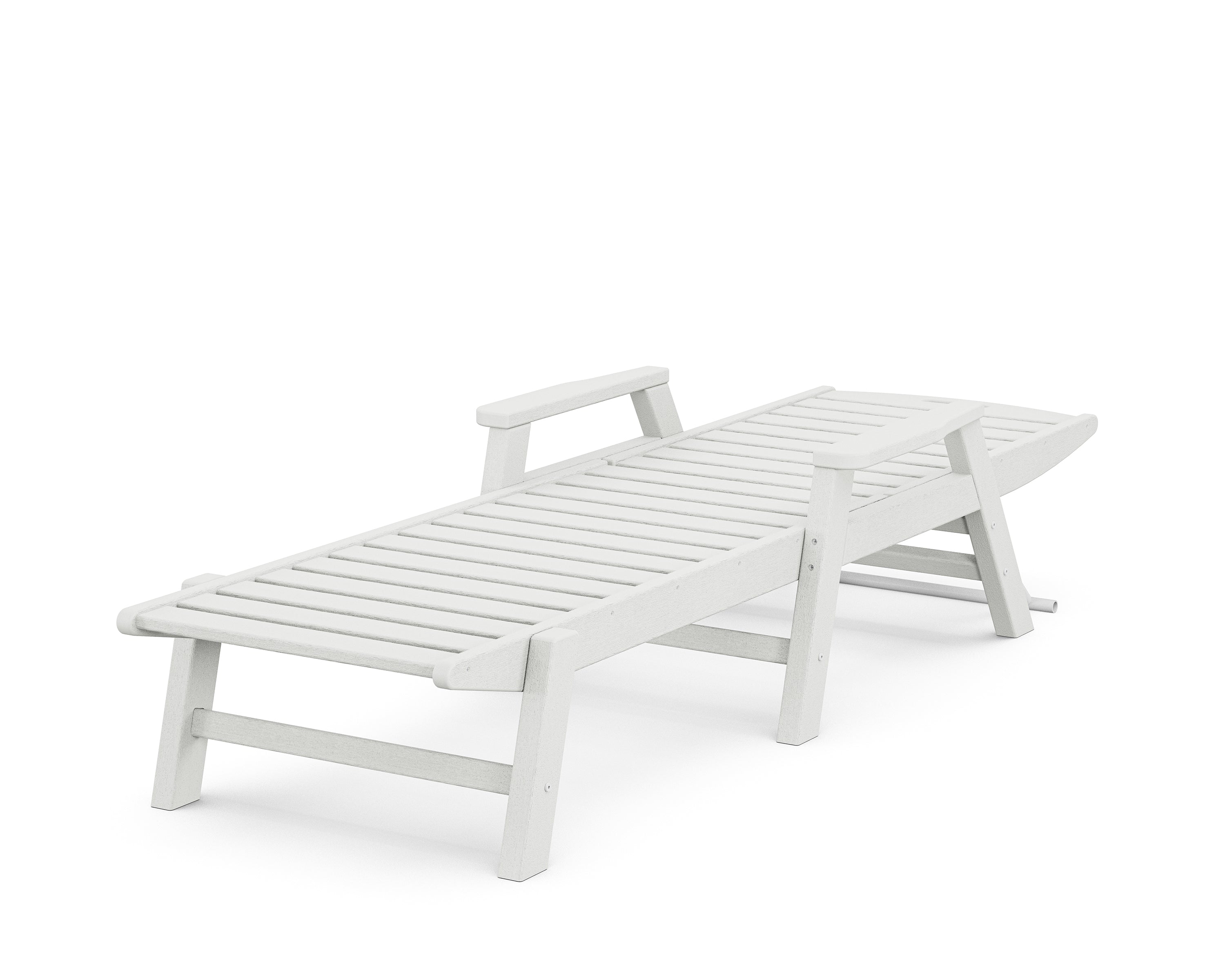 POLYWOOD Nautical Chaise with Arms