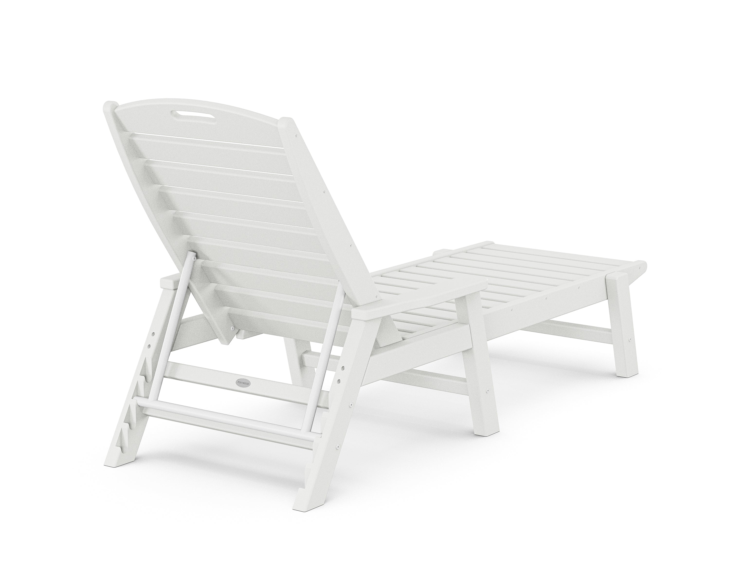 POLYWOOD Nautical Chaise with Arms