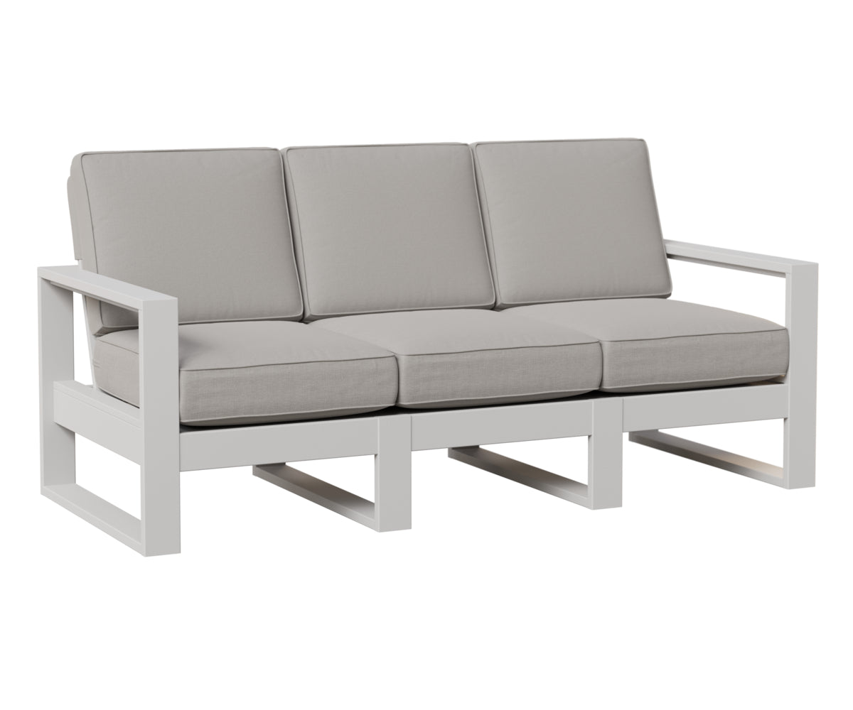 Berlin Gardens Nordic High Back Sofa in White
