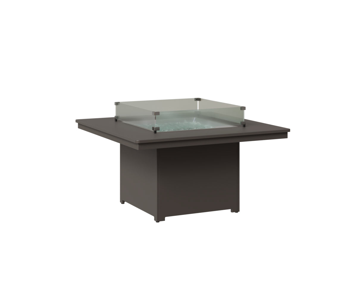 Berlin Gardens Numa 47" Sq Fire Pit in Graphite
