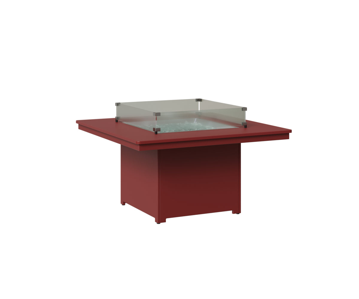 Berlin Gardens Numa 47" Sq Fire Pit in Red