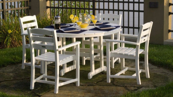 OPTIMIZE_BACKUP_PRODUCT_Polywood Polywood Dining Polywood La Casa Café 5-Piece Round Farmhouse Dining Set