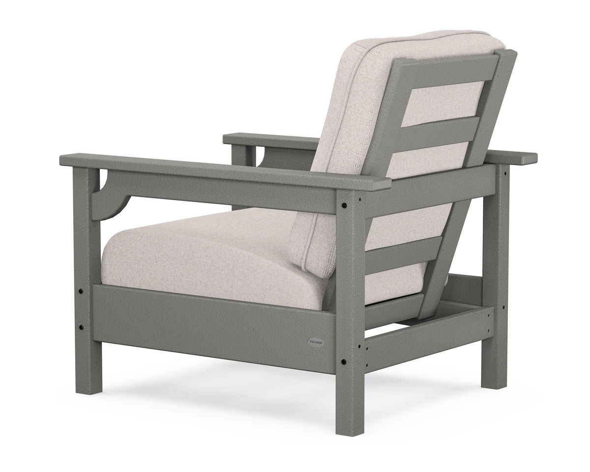 POLYWOOD Club Chair in Slate Grey