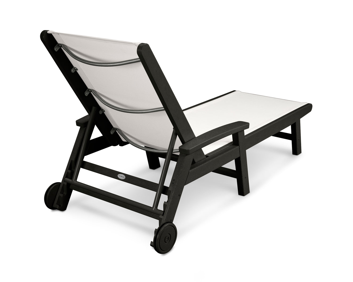 POLYWOOD Coastal Chaise with Wheels
