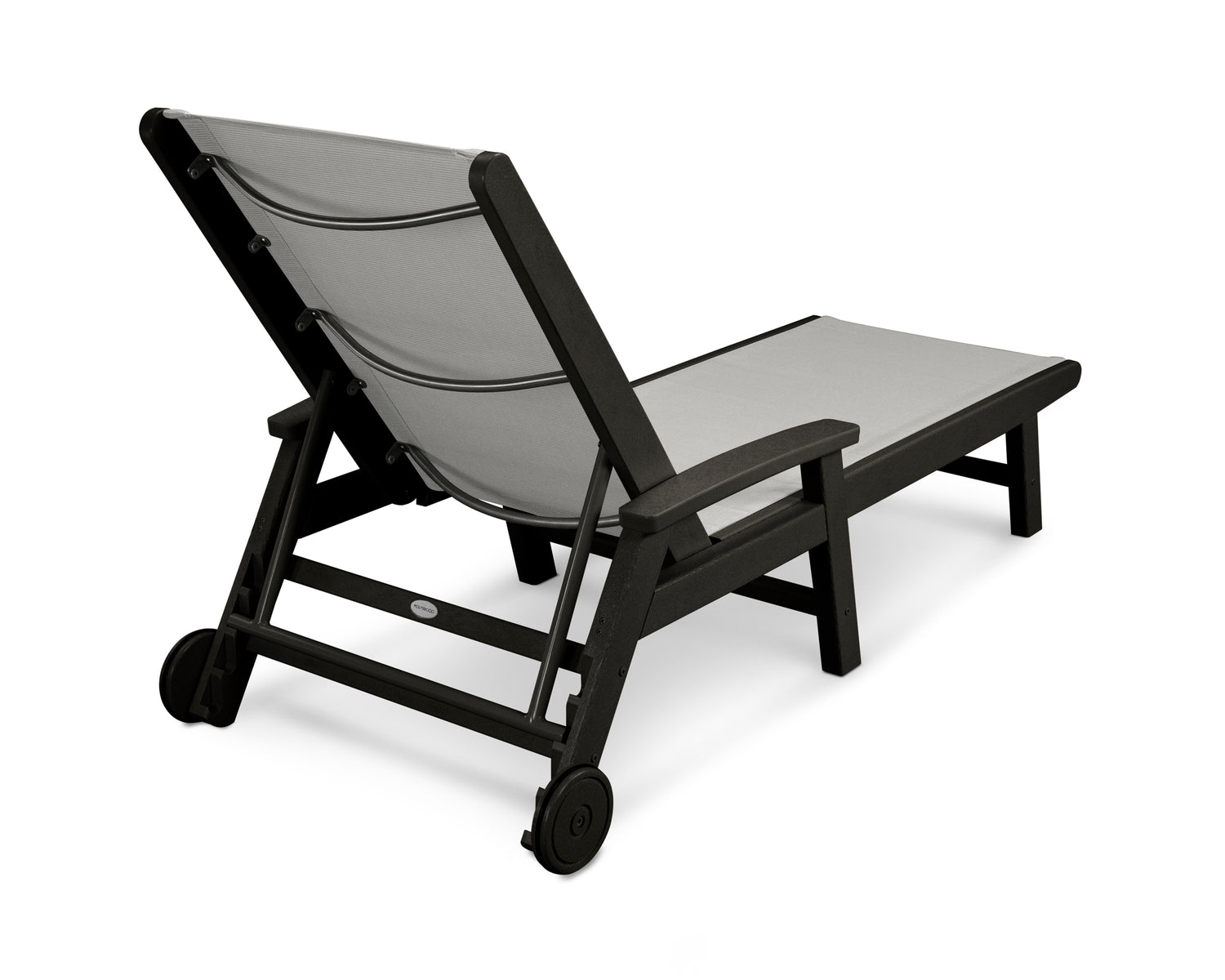 POLYWOOD Coastal Chaise with Wheels