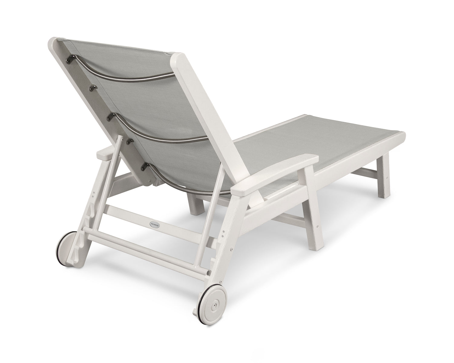 POLYWOOD Coastal Chaise with Wheels