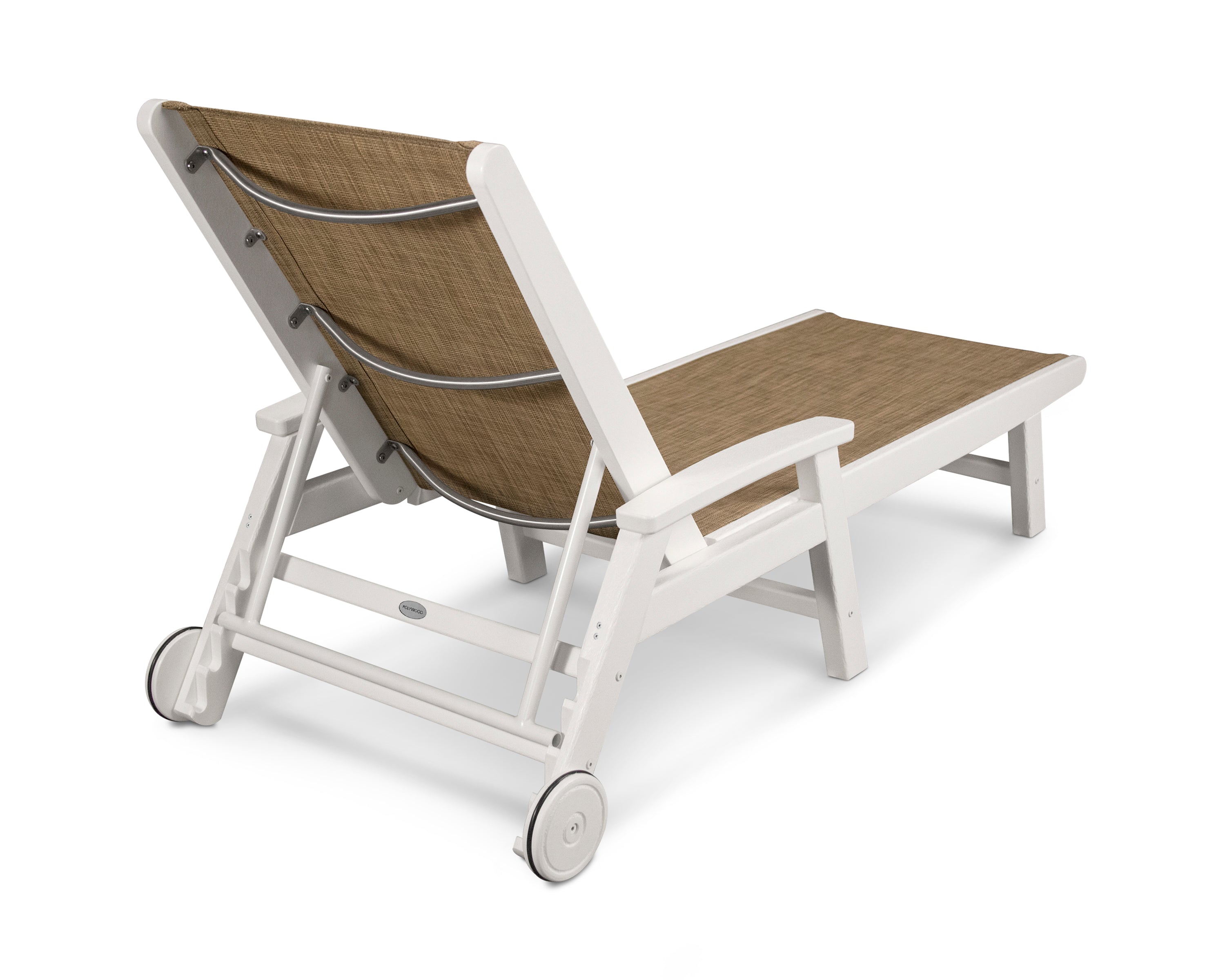 POLYWOOD Coastal Chaise with Wheels