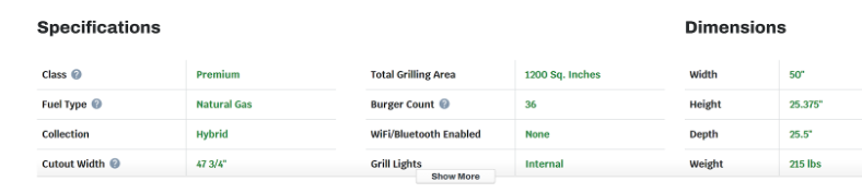 Coyote 50" Combo Grill