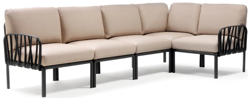 Nardi Komodo 5 Modular Outdoor Sofa - Flexible Design