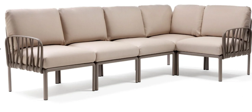 Nardi Komodo 5 Modular Outdoor Sofa - Flexible Design