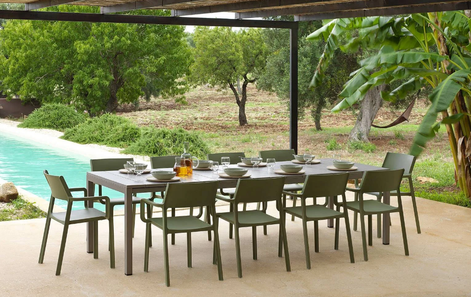 Nardi Rio 210 Extensible Outdoor Dining Table