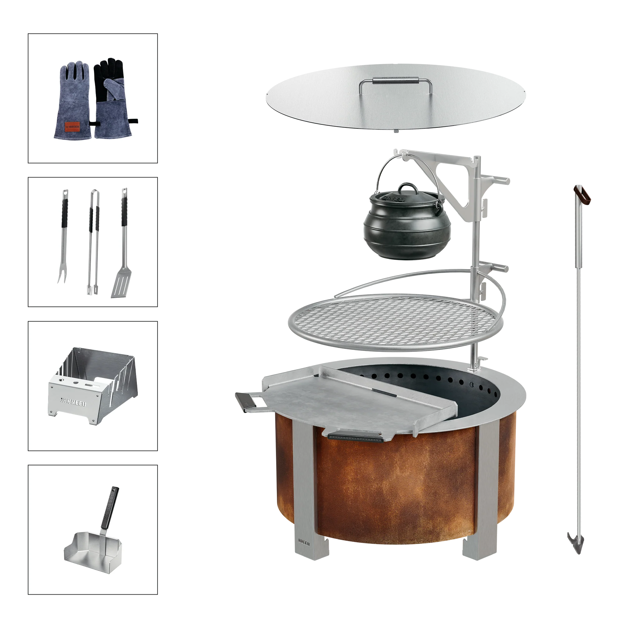 Breeo Fire Pit Firemaster Bundle