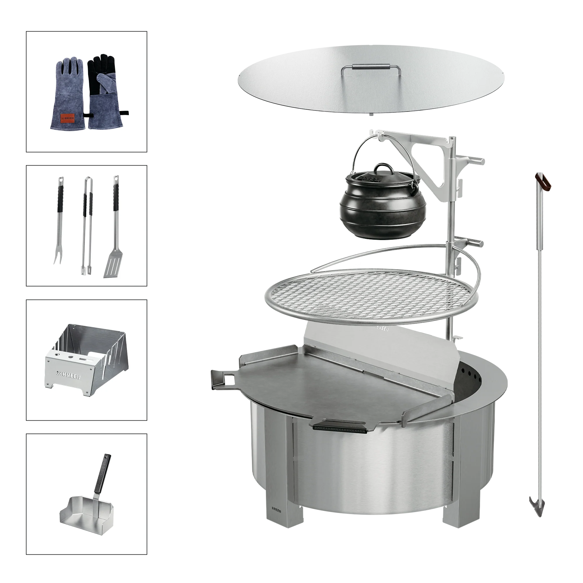 Breeo Fire Pit Firemaster Bundle