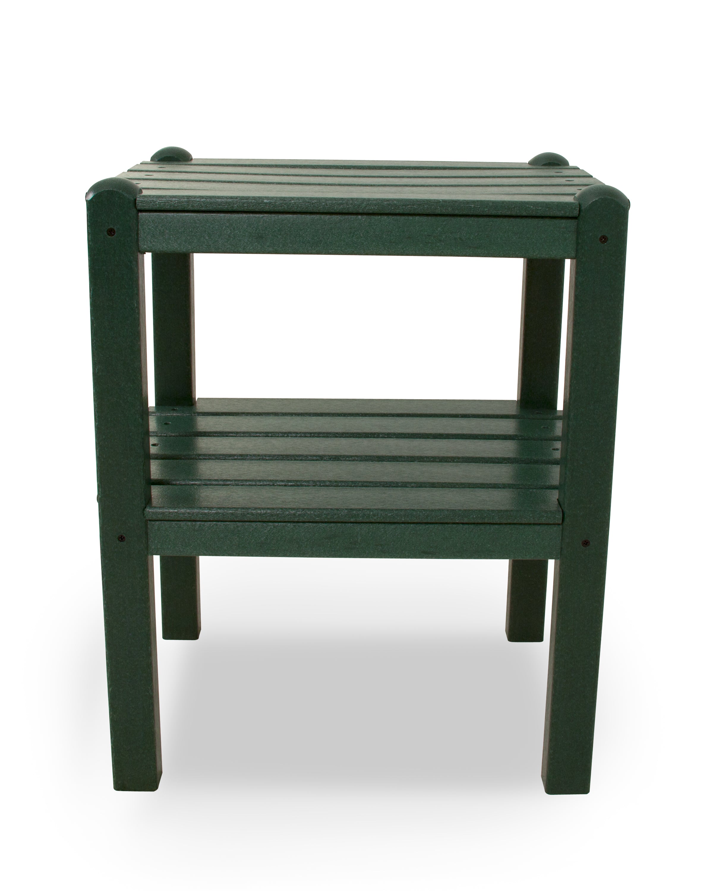 POLYWOOD Two Shelf Side Table