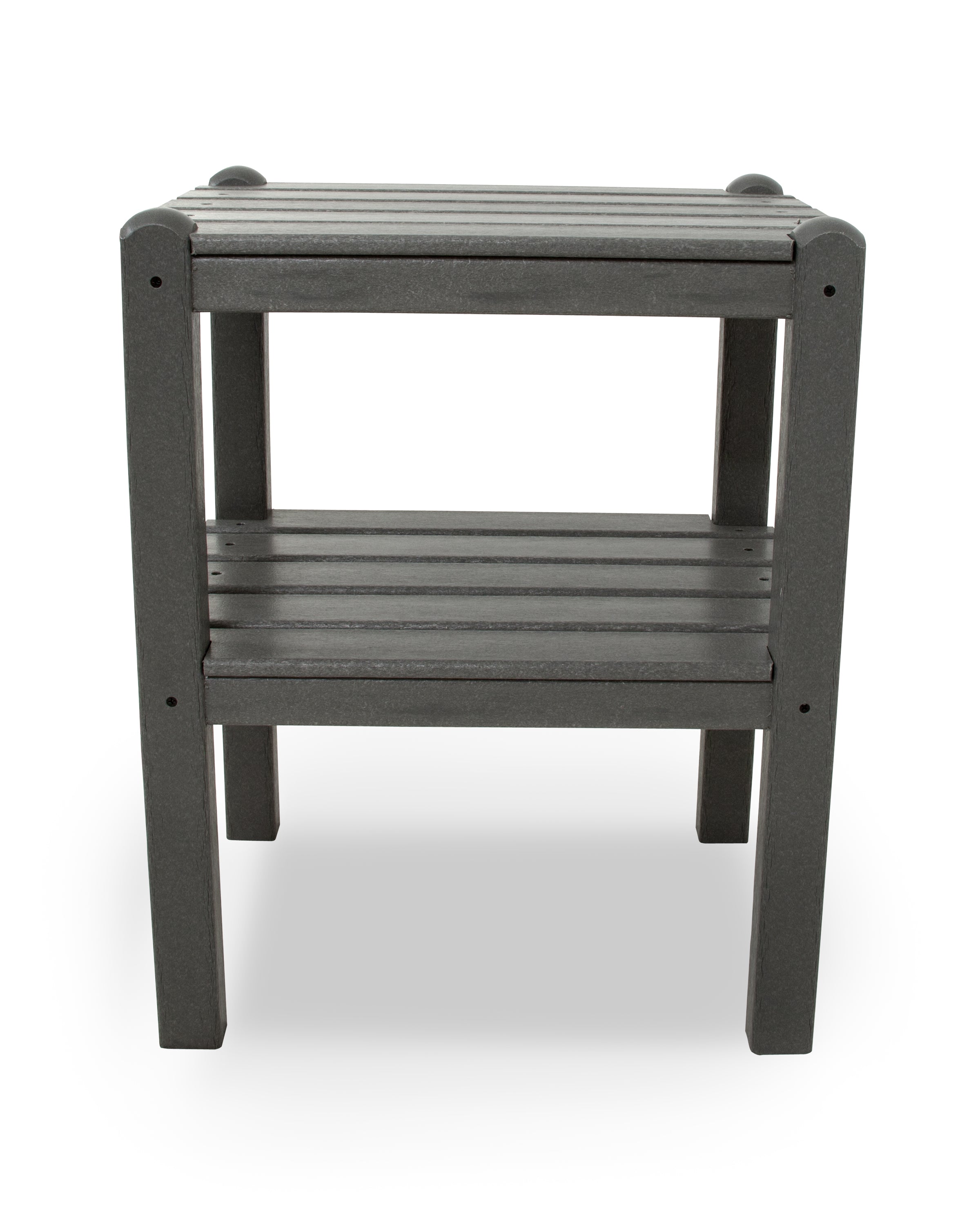 POLYWOOD Two Shelf Side Table