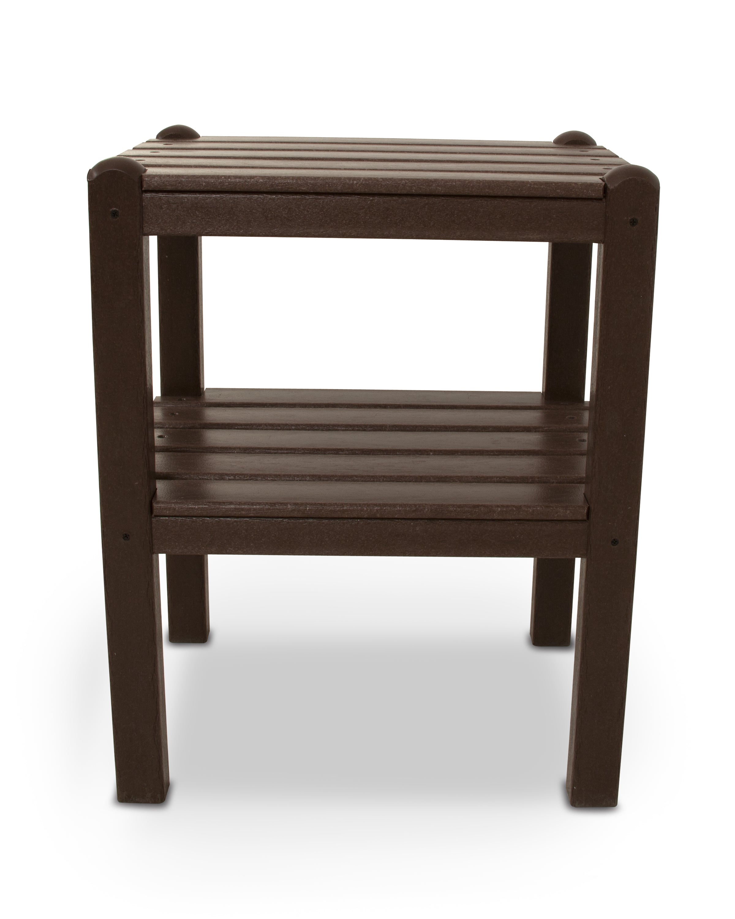 POLYWOOD Two Shelf Side Table