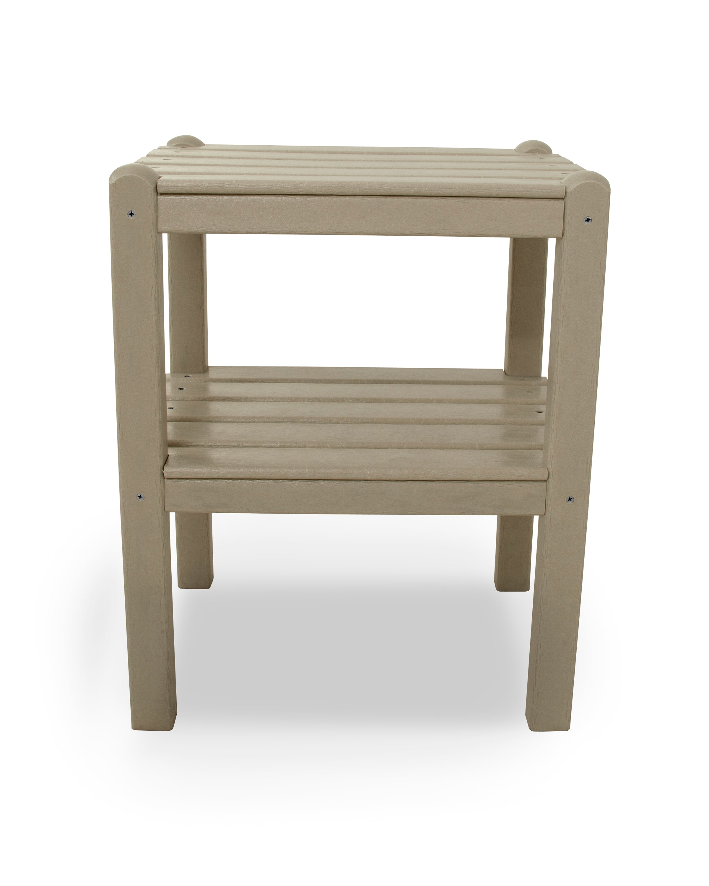 POLYWOOD Two Shelf Side Table