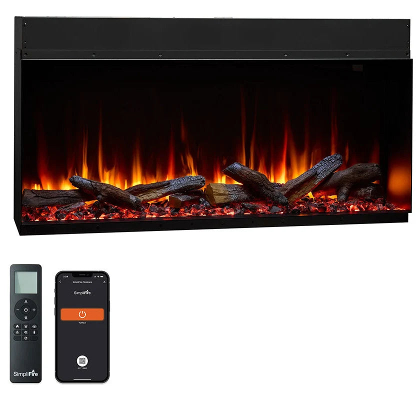 SimpliFire Triton Multi-View Smart Electric Fireplace