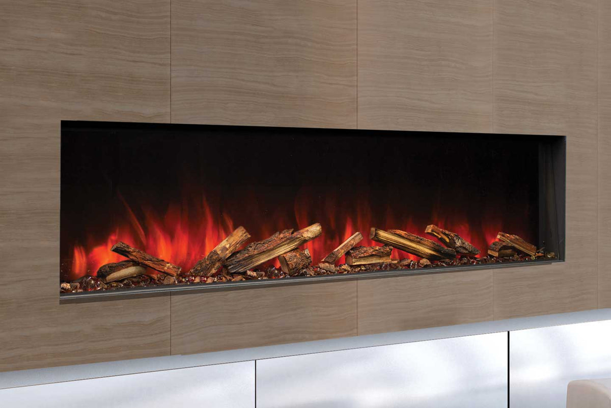 Uptown UE68 Slim Linear Electric Fireplace