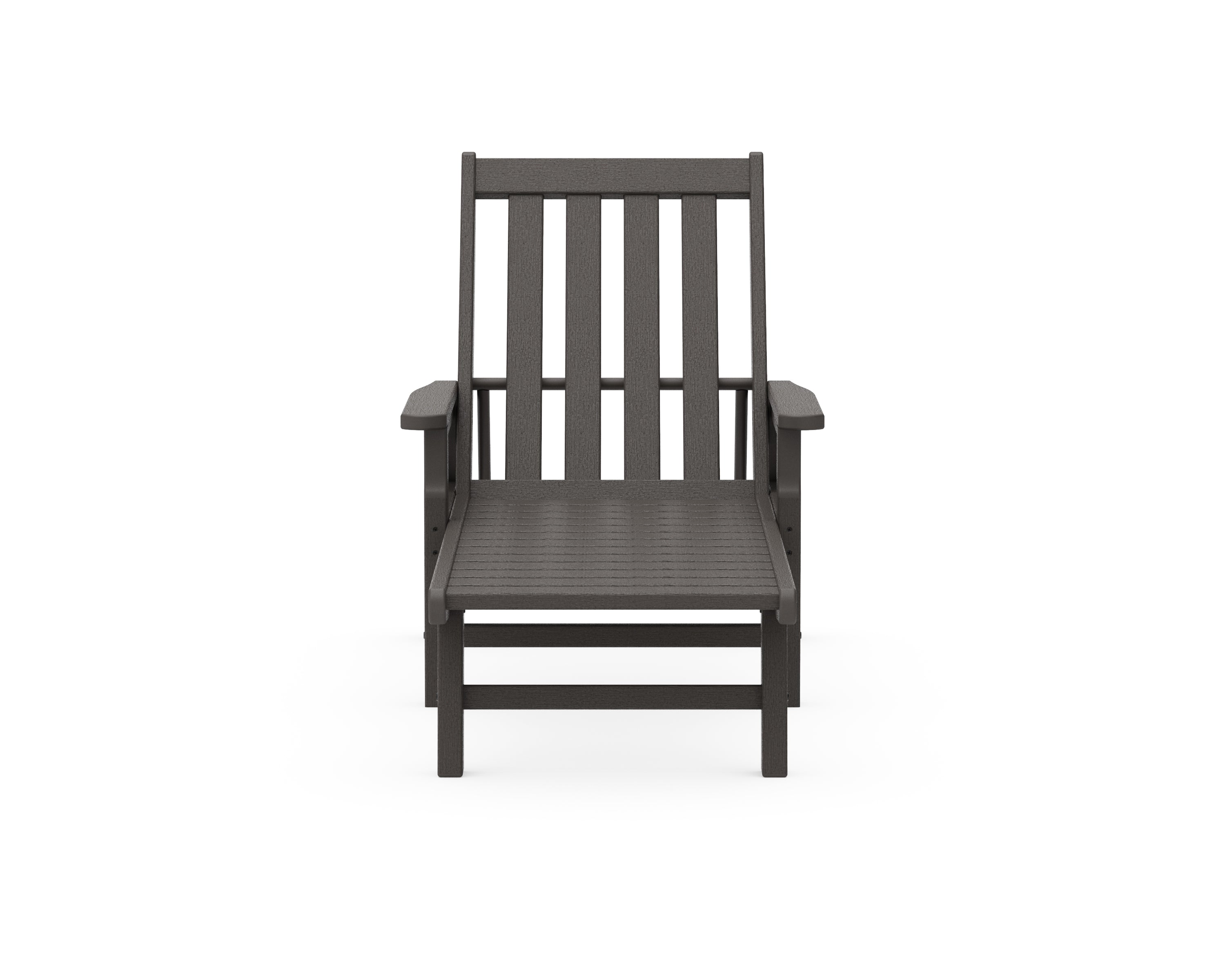 POLYWOOD Vineyard Chaise with Arms and Wheels
