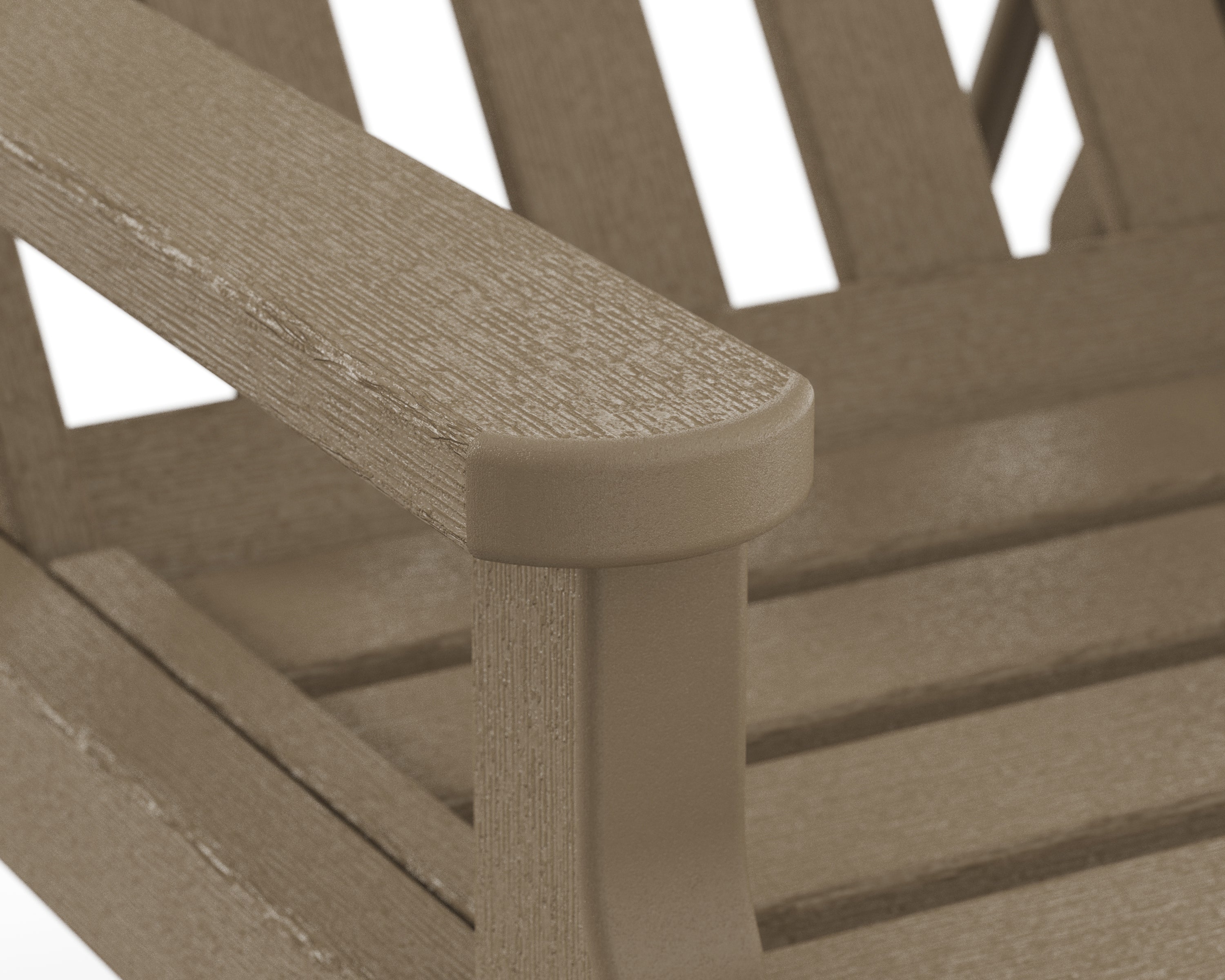 POLYWOOD Vineyard Chaise with Arms and Wheels