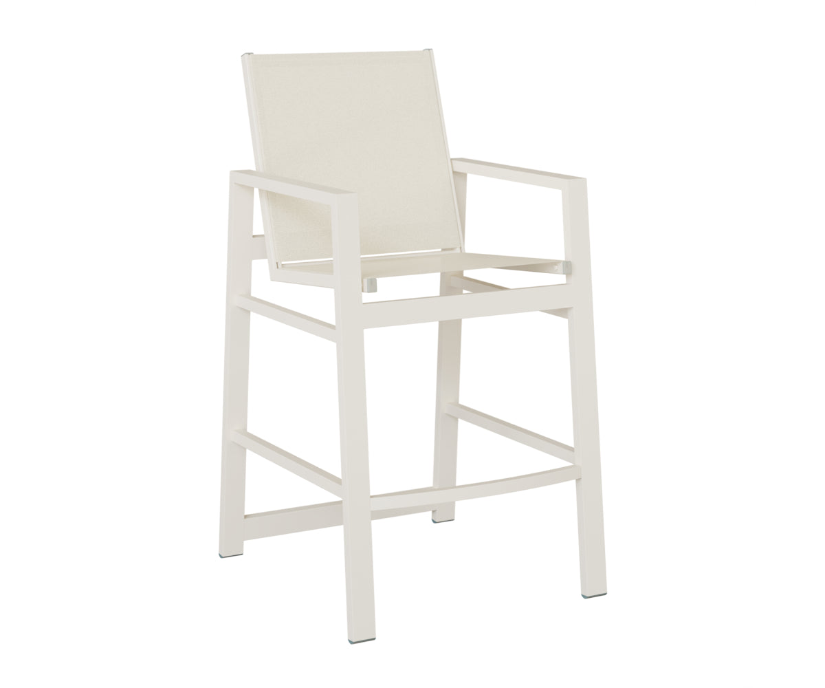 Berlin Gardens Vida Sling Bar Chair in White