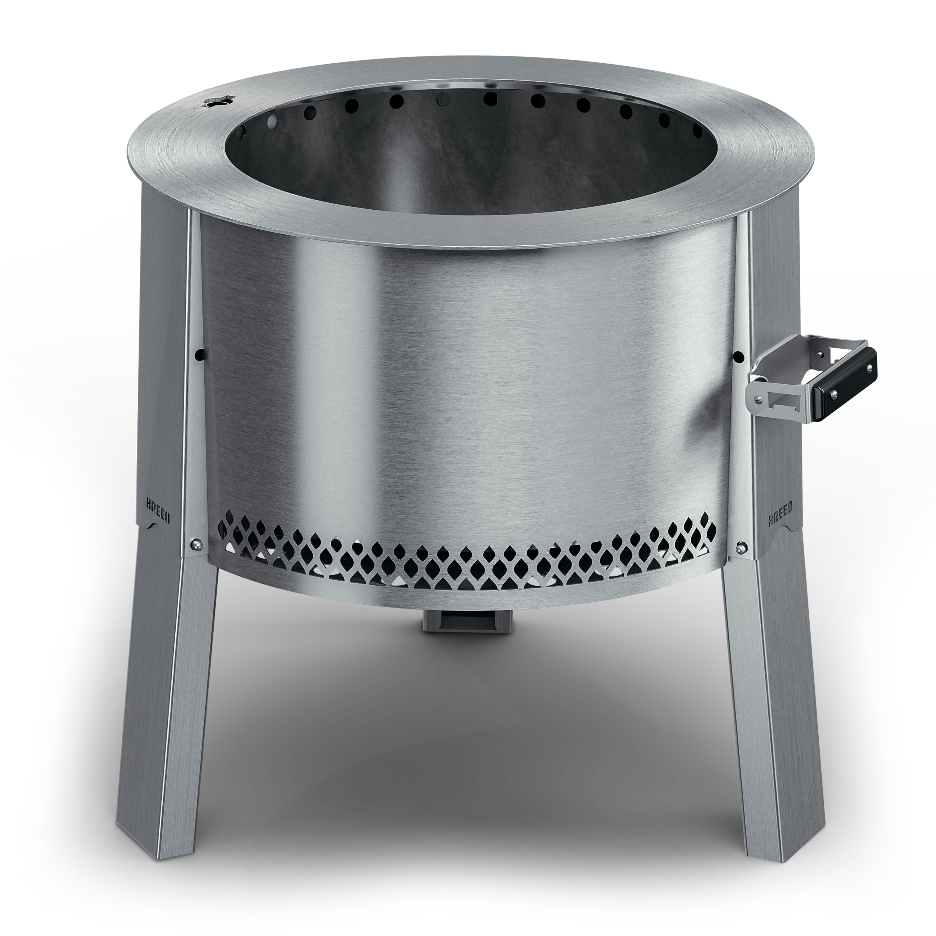 Breeo Y Series Portable Smokeless Fire Pit - Stainless Steel
