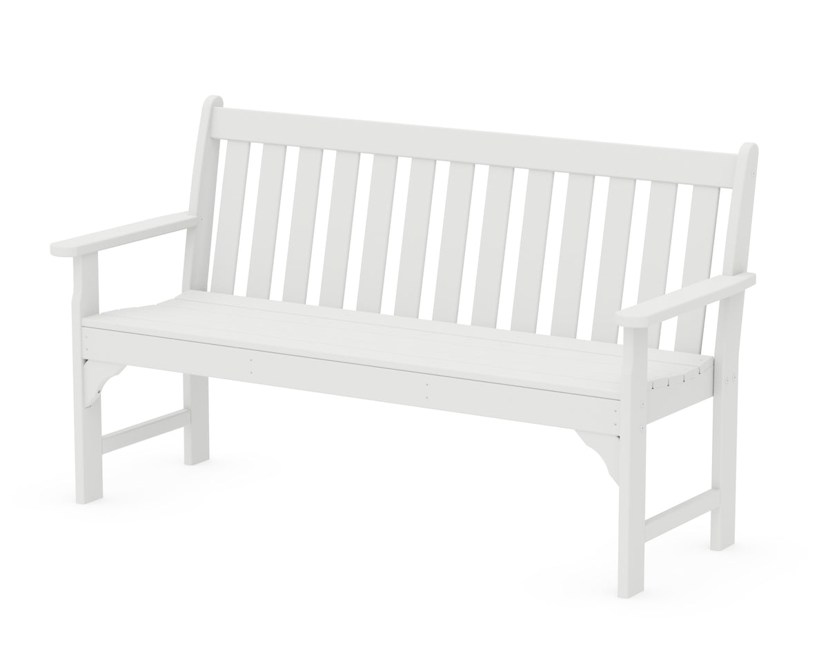 POLYWOOD Vineyard 60" Bench in White