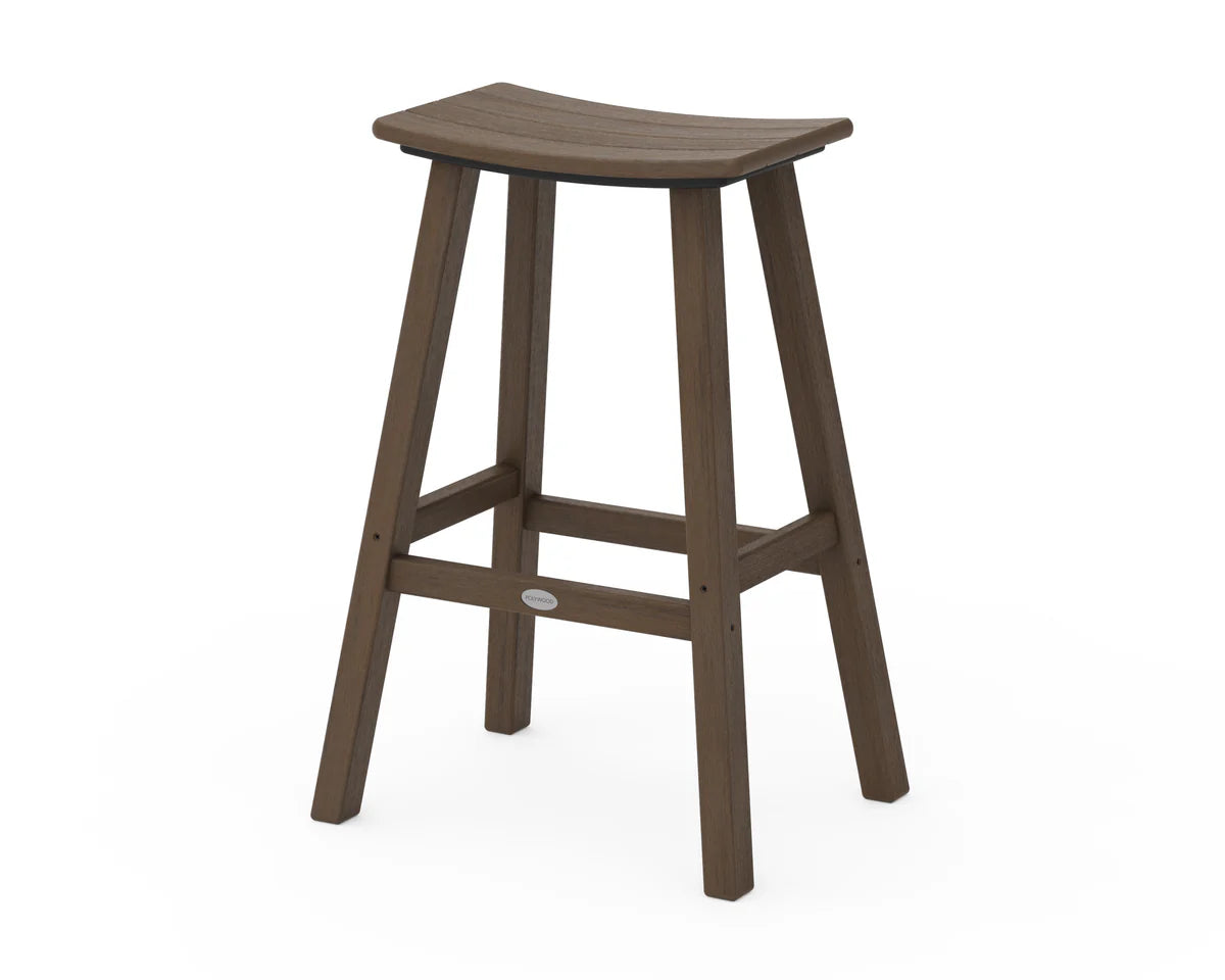 POLYWOOD Traditional 30" Saddle Bar Stool