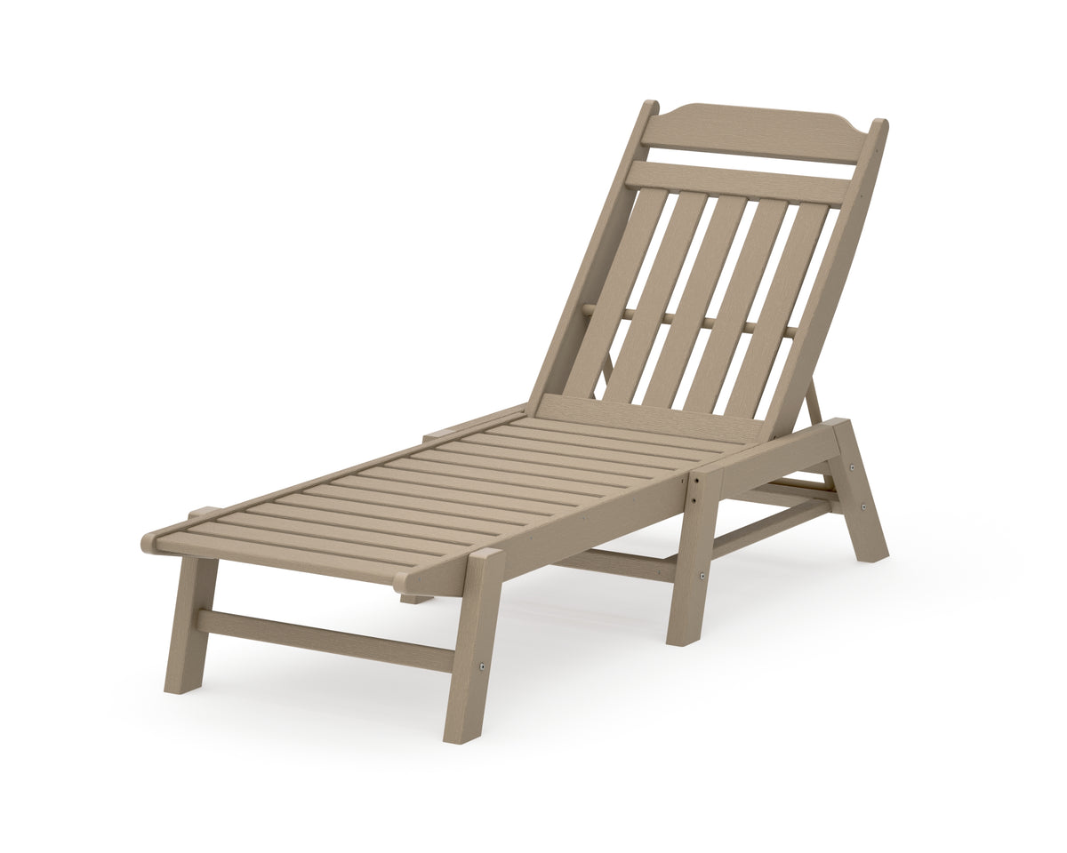POLYWOOD Cottage Chaise in Vintage Sahara