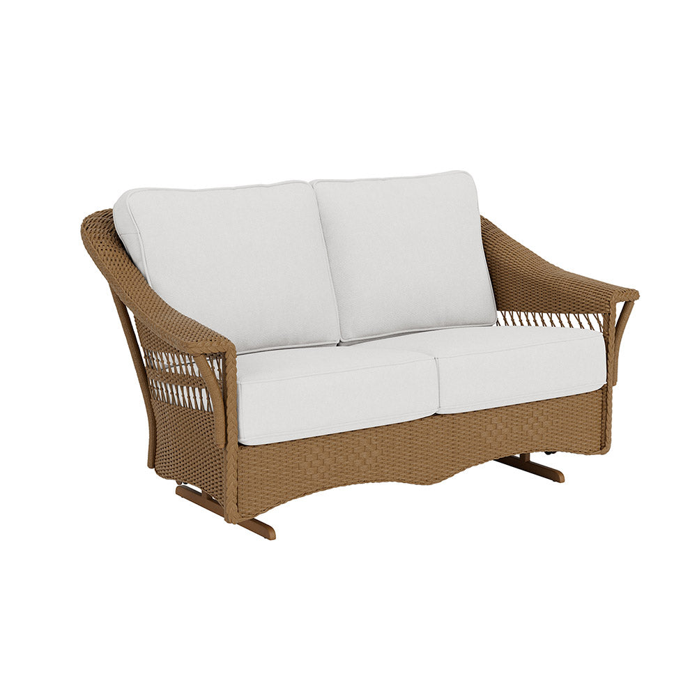 Lloyd Flanders Nantucket Loveseat Glider, lifestyle photo 1