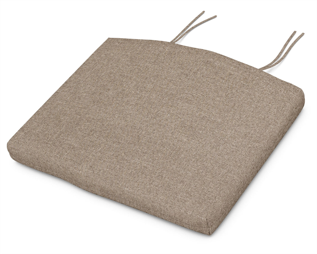 POLYWOOD Seat Cushion - 12.65"D x 15"W x 2.5"H in Spiced Burlap